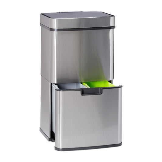 Staande fontein – Tuinfontein – Waterornament – Buitensfontein – Decoratieve fontein – Bruin – Aluminium – 74 cm hoog – Met waterkraan en bassin