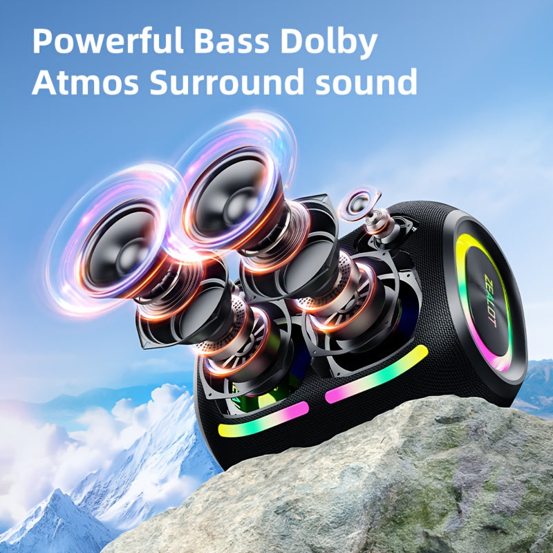 Draadloze Speaker – Bluetooth Speaker – Portable Speaker – Outdoor Speaker – RGB Speaker – 24000mAh Accu – 4 Speakers Voor Krachtig Geluid
