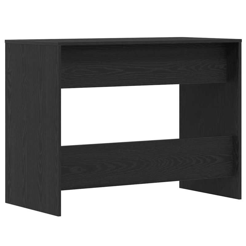 Bureau – Computertafel – Schrijftafel – Werkbureau – Kantoormeubel – Zwart Eiken – Spaanplaat – Ruime Werkplek 101x50x76,5 cm – Handige Opbergruimte