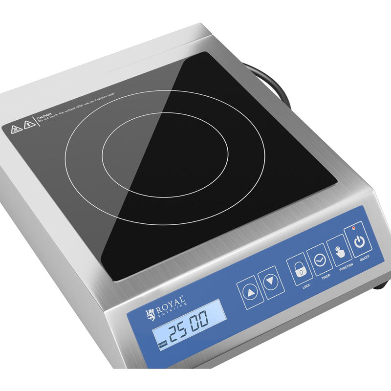 Inductiekookplaat – Draagbare Kookplaat – Elektrische Kookplaat – Vrijstaande Kookplaat – Inductieplaat – 1 Kookzone 28 cm – 3500 W Vermogen – LCD Display