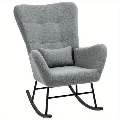 Relaxstoel – Lounge Stoel – Tuinstoel – Fauteuil – Ergonomische Stoel – Stevig Hardhout & Metaal Frame – Afneembare Wasbare Hoes
