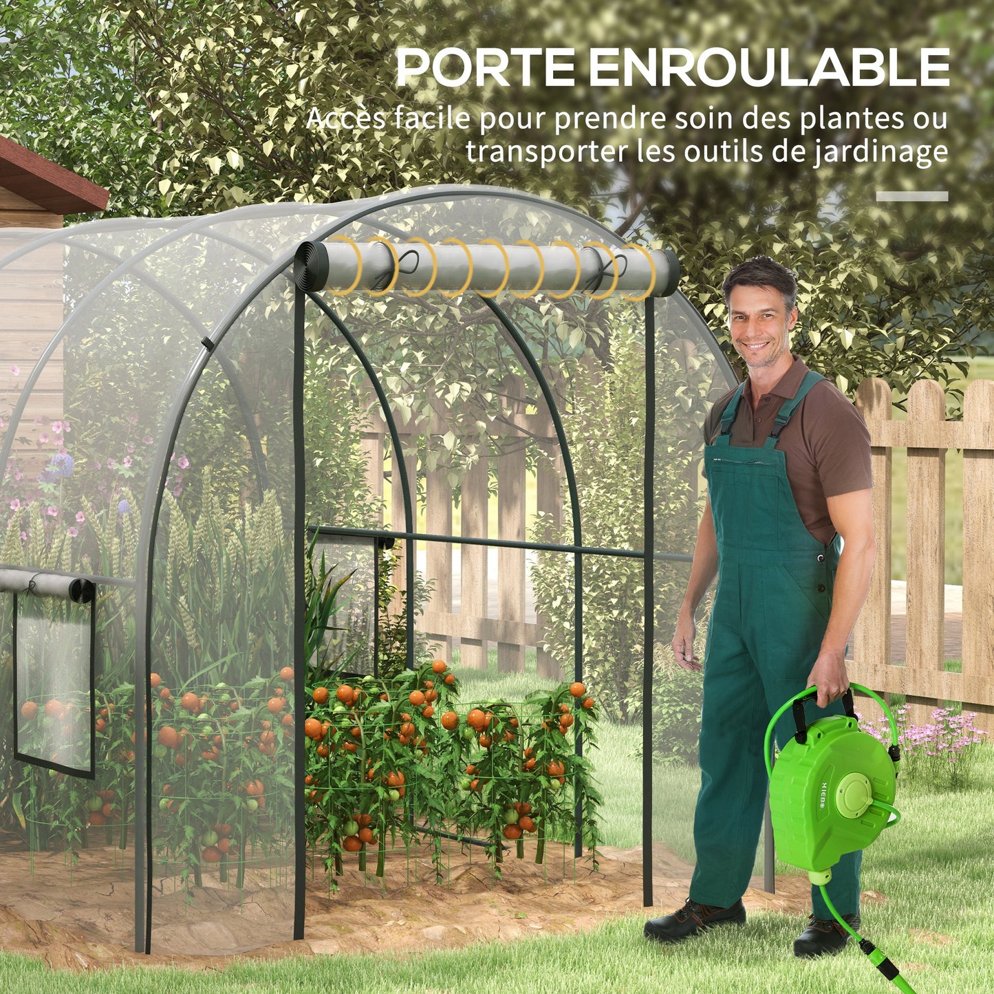 Tuinkas – Kweekkas – Serre – Plantenkas – Groentekas – Transparant – Versterkt Stalen Frame – 6 m² Oppervlakte