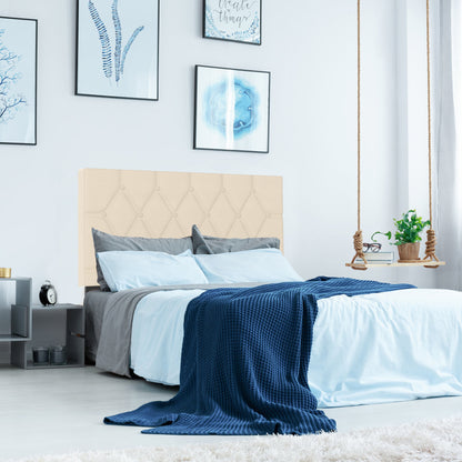 Modern Upholstered Bed: 90/140/160x200 cm with Soft Fabric, Sleek Minimalist Style, and 300kg Load Capacity in Black/Beige Leather style