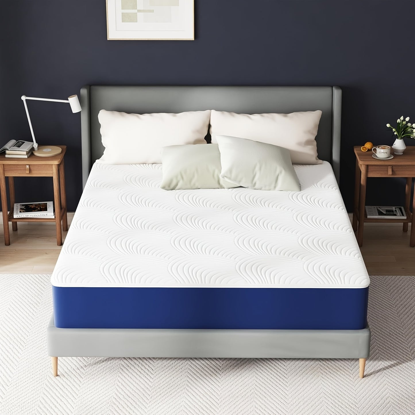 Schuimmatras 25cm – Traagschuimmatras – Zijslaaphuismatras – Hoogsupport Matras – 7-Zones Matrasondersteuning – 200x140 cm – H3 Stevigheid – Comfortabele Dikte