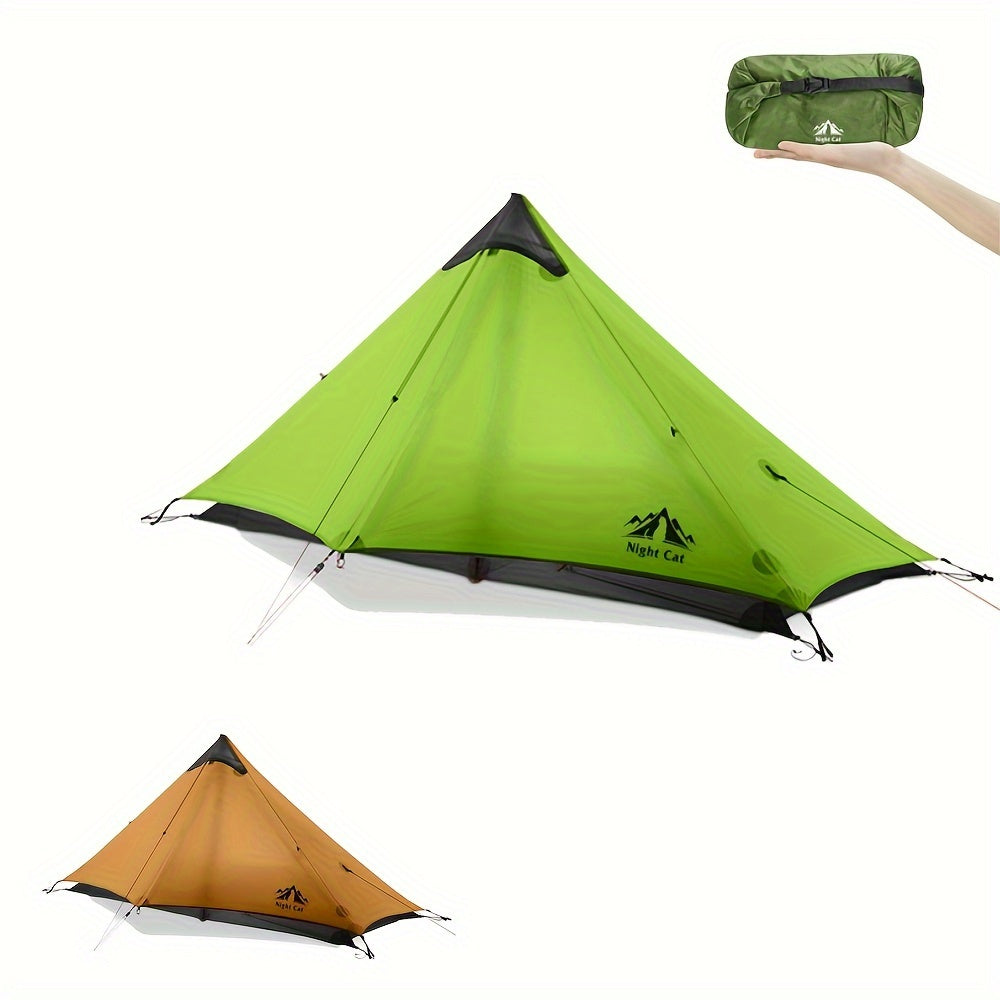 Eenpersoons Tent – Kampeertent – Bivaktent – Backpacktent – Ultralight Tent Groen – Lichtgewicht 950g – Compact & Draagbaar