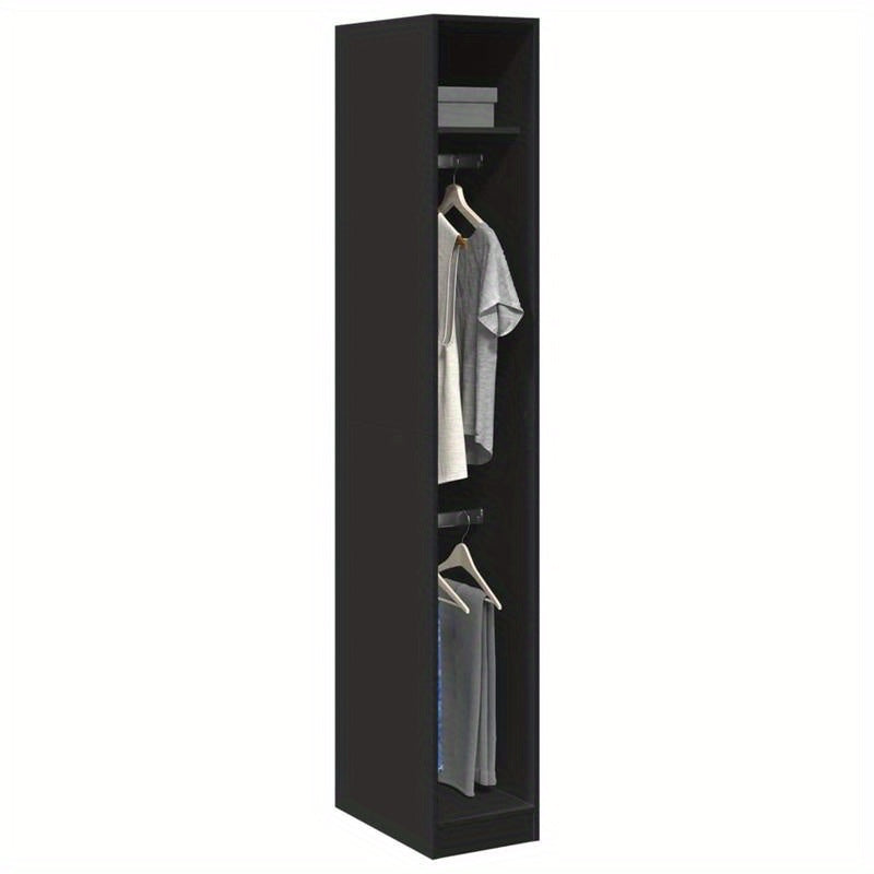 Wardrobe 30X50X200 Cm Treated Wood Black