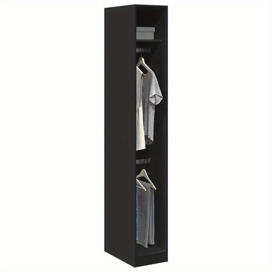 Wardrobe 30X50X200 Cm Treated Wood Black
