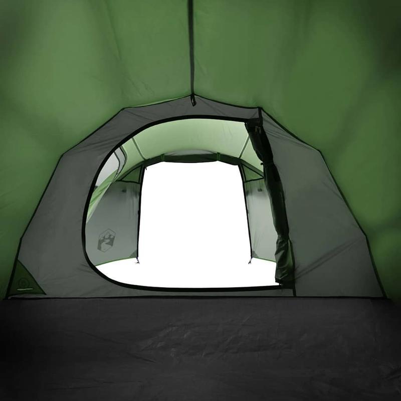 Tunneltent – Kampeertent – Familietent – Lichtgewicht Tent – Outdoor Tent – Voor 2 Personen – Glasvezel Stokken & Waterafstotend Polyester – Groen