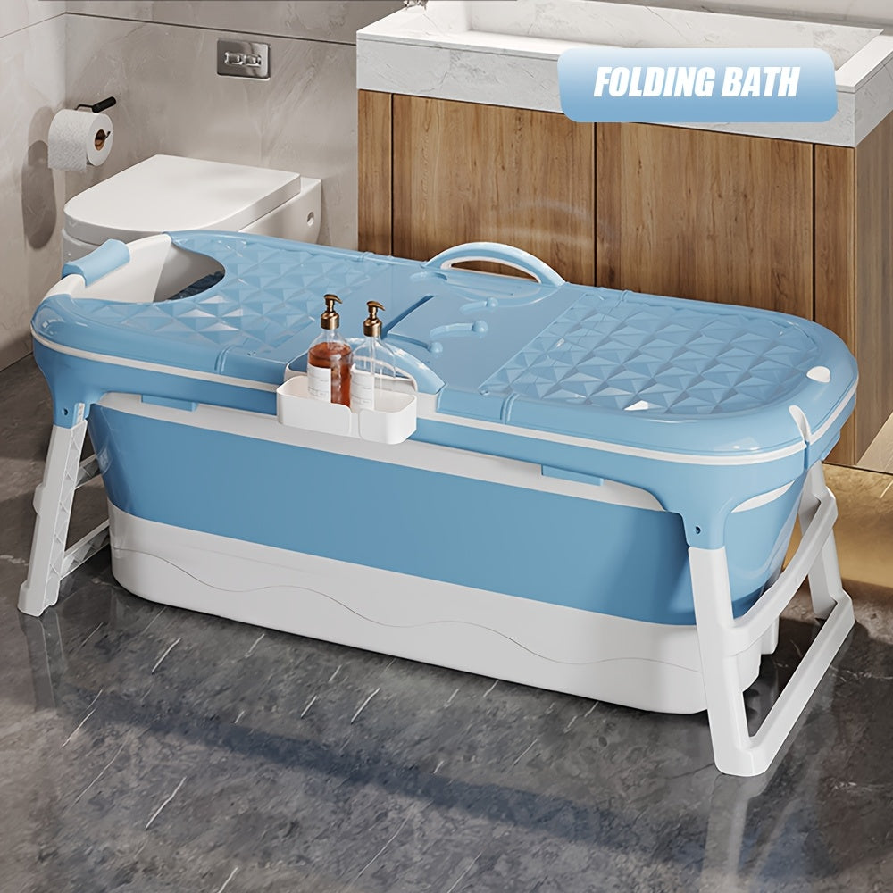 Inklapbare Badkuip – Opvouwbaar Bad – Vouwbad – Mobiele Badkuip – Opbergbaar Bad – Extra Groot Formaat – Duurzaam 100% PVC – Snelle Afvoer & Afdekking