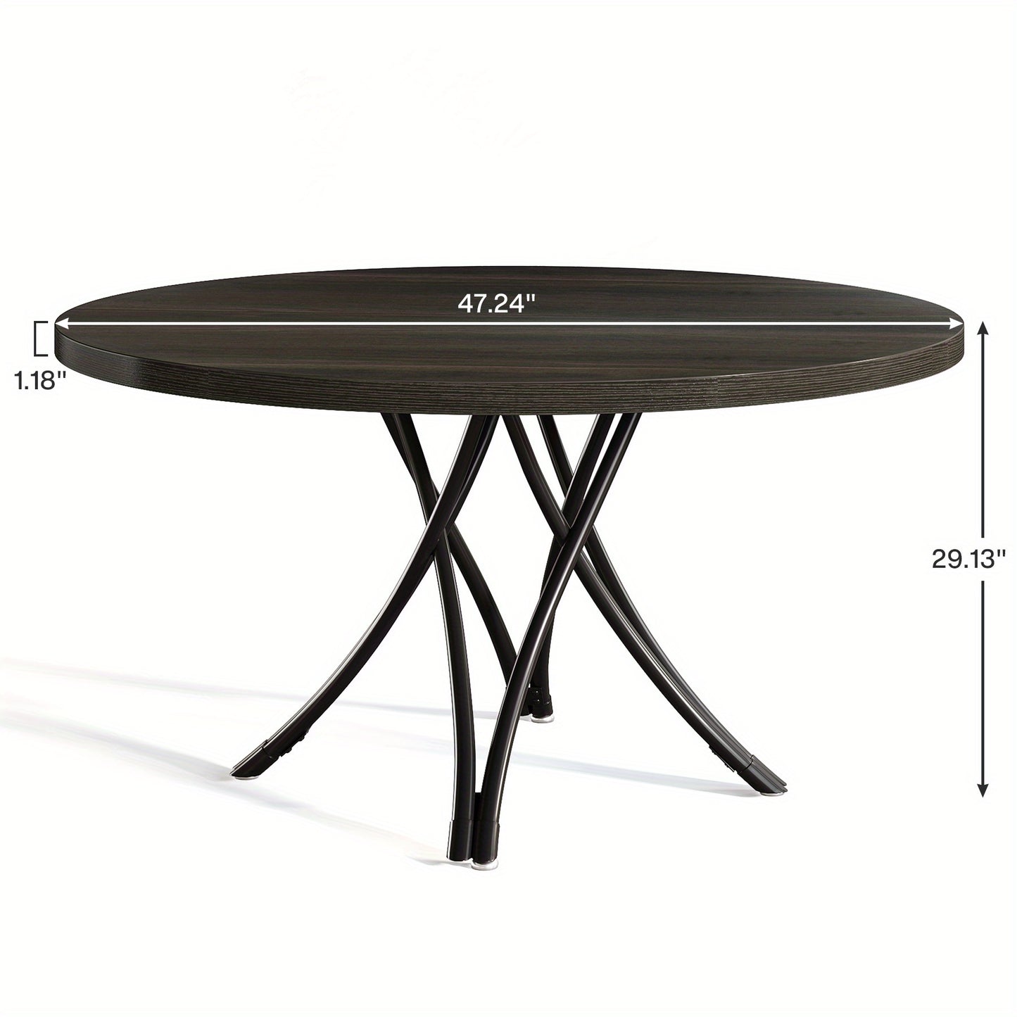 Console Tafel – Sidetable – Haltafel – Wandtafel – Opbergmeubel – Rustiek Industrieel Design – Eiken Grijs Afgewerkt Hout – Geometrisch Metalen Frame – Max. 99,79 KG Belasting – Eenvoudige Montage