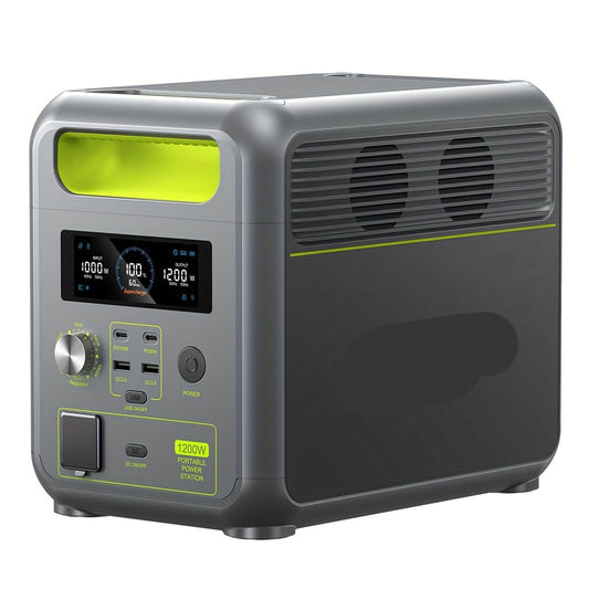 Powerstation – Draagbare Accu – Stroomgenerator – Noodstroom – Energieopslag – 1024Wh LiFePO4 Batterij – 2400W Piekvermogen