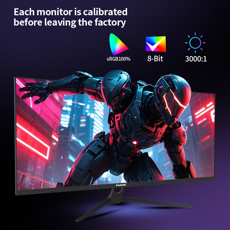 Ultrawide Monitor – Ultrawide Gaming Monitor – Curved Monitor – QHD Monitor – 34 Inch – 120Hz Refresh Rate – IPS Paneel – 2560x1080 Resolutie