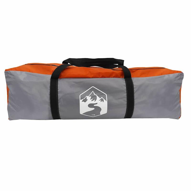 4-persoonstent – Kampeertent – Koepeltent – Iglo Tent – Festival Tent – Oranje Kleur – Duurzaam Polyester – Voorzien Van Voorkamer