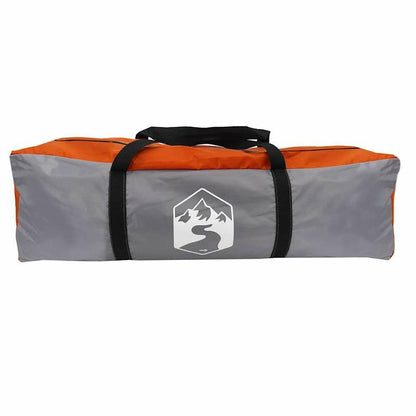 4-persoonstent – Kampeertent – Koepeltent – Iglo Tent – Festival Tent – Oranje Kleur – Duurzaam Polyester – Voorzien Van Voorkamer