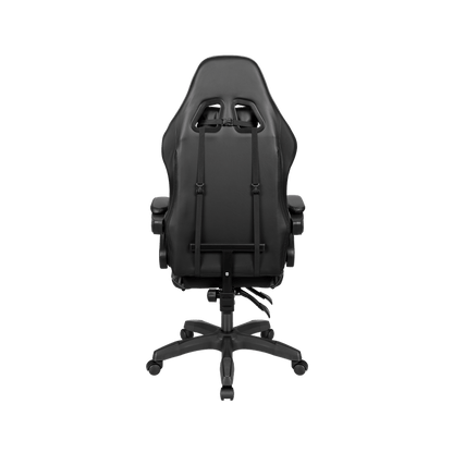 Gamingstoel – Gamestoel – Gaming Chair – Game Stoel – Bureaustoel – Verstelbare Rugleuning 145° – Voetsteun Met Massagefunctie - Zwart
