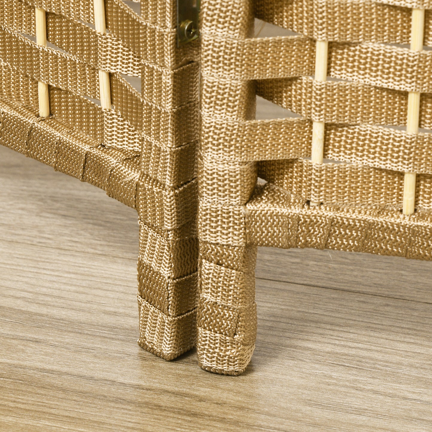 Kamerverdelers – Kamerscherm – Privacywand – Ruimteverdeler – Scheidingswand – Natuurlijk Hout – 4-delig – Opvouwbaar Design