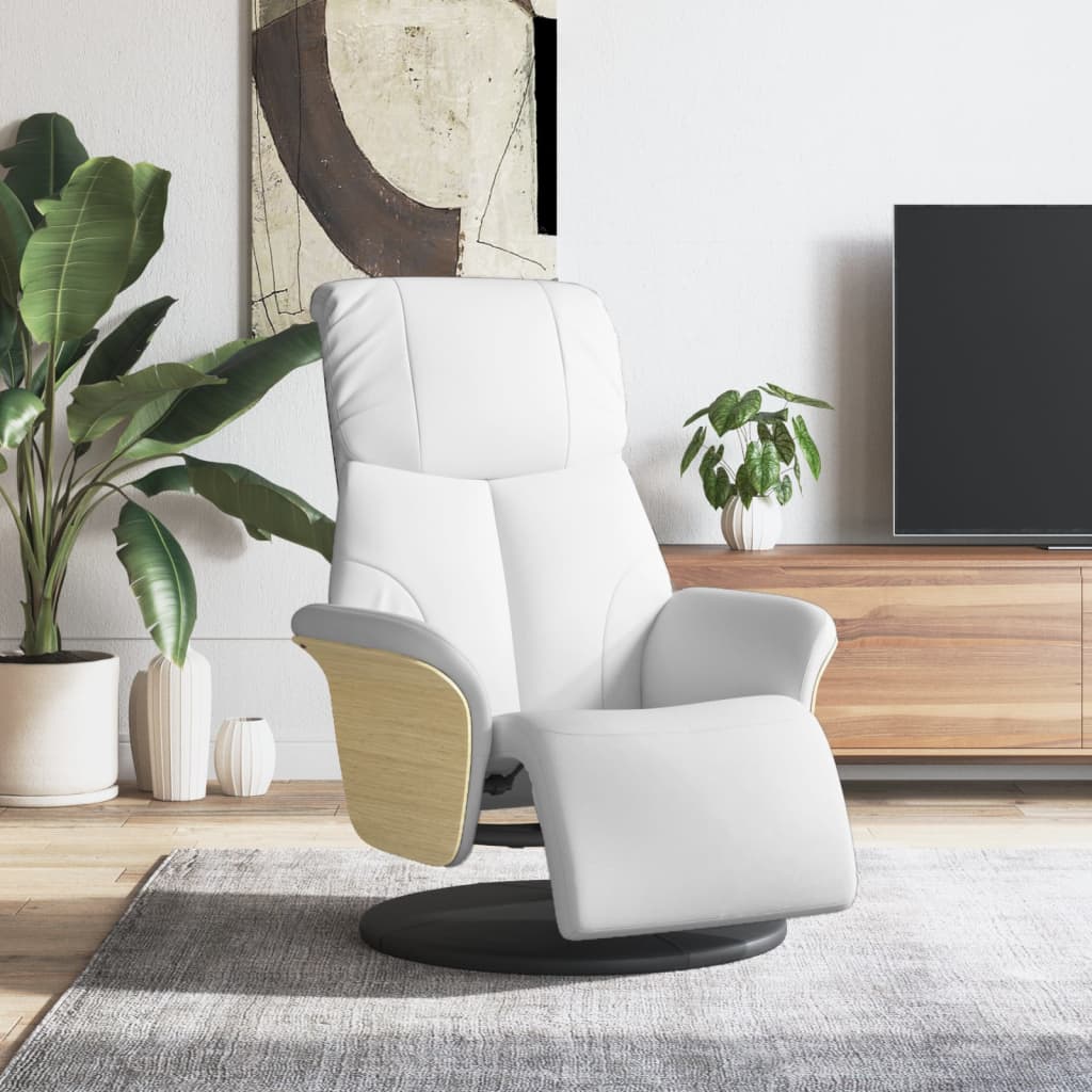 Relaxfauteuil – Relaxstoel – Draaifauteuil – Verstelbare Fauteuil – Loungefauteuil – 360 Graden Draaibaar – Verstelbare Rugleuning 105-125° – Kunstleren Bekleding