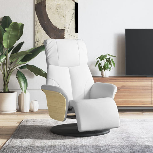 Relaxfauteuil – Relaxstoel – Draaifauteuil – Verstelbare Fauteuil – Loungefauteuil – 360 Graden Draaibaar – Verstelbare Rugleuning 105-125° – Kunstleren Bekleding