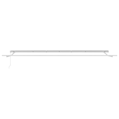 Zonnescherm – Zonwering – Parasol – Uitschuifbaar – Buitendoek – Handmatig Oprolbaar – UV-Bestendig – Waterafstotend – 300x300 cm – Geel-Witte Strepen