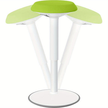 Kappersstoel – Draaistoel – Salonstoel – Werkstoel – Zadelkruk – Verstelbaar 54-79 cm – Foam Zitkussen – Antislip TPE Basis