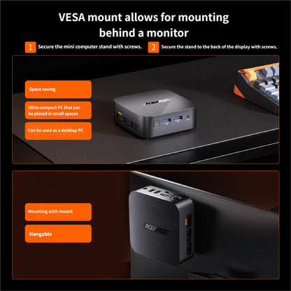 Mini PC – Mini Desktop Computer – Compact PC – Kleine Computer – Desktop PC – Intel Alder Lake-N N97 16GB RAM 512GB SSD – Dual 4K HDMI/DP – Stil En Krachtig