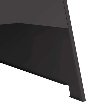 Buitenhaard – Vuurkorf – Terrashaard – Tuinhaard – Vuurpot – Zwart Staal – Piramidevorm – Geïntegreerde Ontsteker – Grote Stabiele Basis 50x45x95 cm