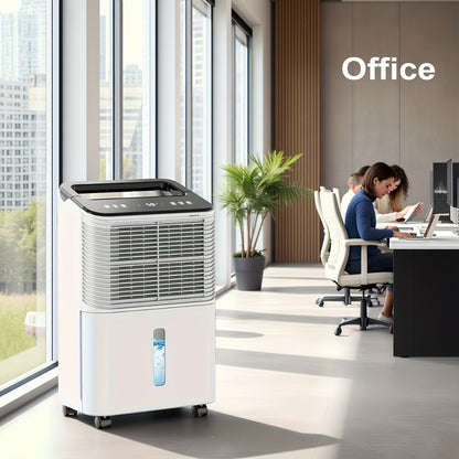 Ontvochtiger – Luchtontvochtiger – Vochtvreter – Vochtcontroller – Vochtabsorbeerder – 16L/Dag Capaciteit – Stil & Intelligent Vochtregeling – Slaapstand 30dB – Voor Ruimtes Tot 120m² – Compact Design