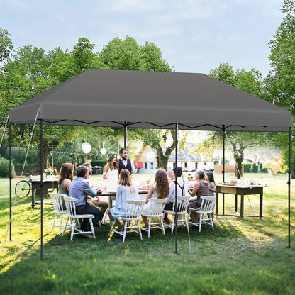 Partytent – Feesttent – Tuintent – Paviljoen – Vouwtent – One-Touch Pop-Up – 3x6 Meter – Versterkt Stalen Frame – Windbestendig