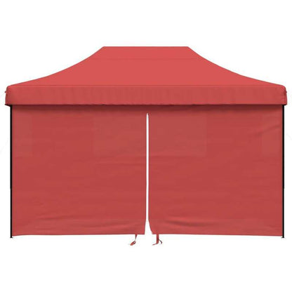 Partytent – Vuurbescherming Tent – Buitentent – Evenemententent – Bordeauxrood – Uitklapbaar – Waterafstotend Stof – Lichtgewicht Metaal Frame