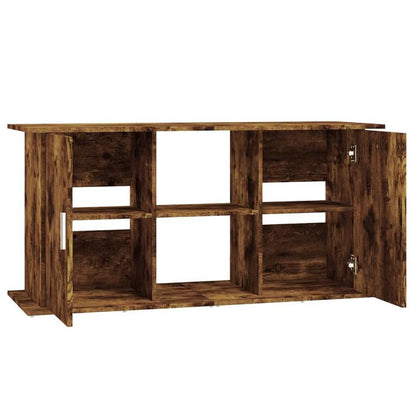Aquariumstandaard – Visbakstandaard – Aquariummeubel – Aquariumtafel – Aquarium Onderstel – Heavy-Duty Geperst Hout – Ruime Afmeting 121x41x58 cm – Stabiel Rookeiken Design