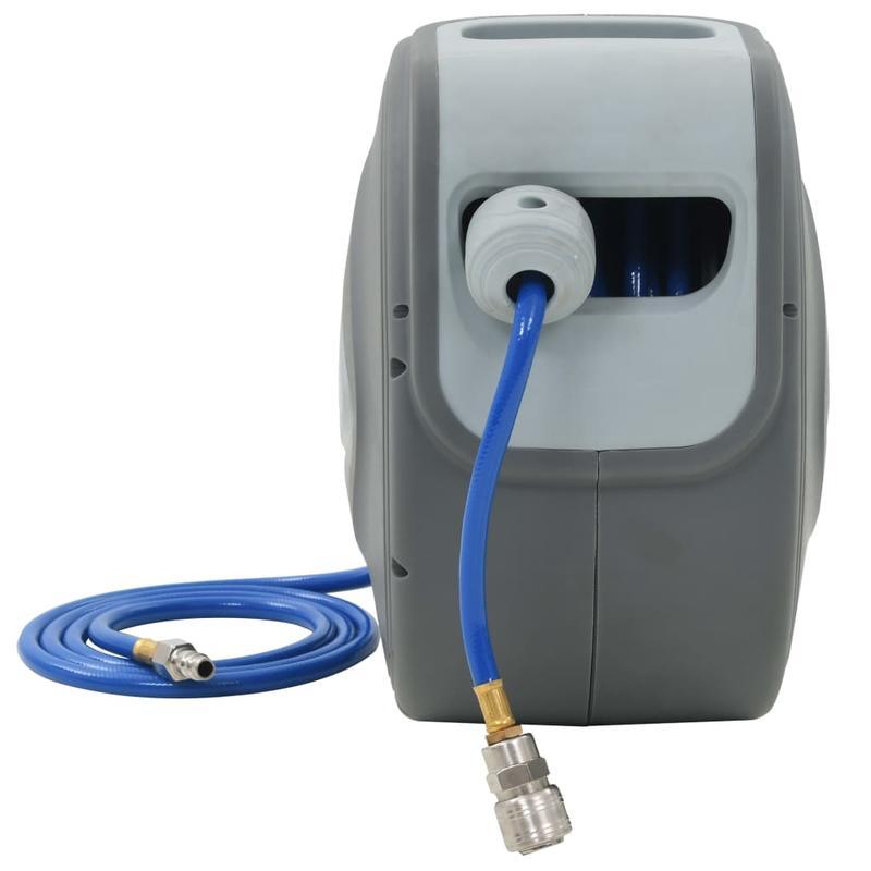 Tuinslanghaspel – Slanghouder – Wandslangenbox – Slanghaspel Automatisch – Slangenwagen – 20 Meter Slang – Automatisch Oprolsysteem – Duurzaam Kunststof
