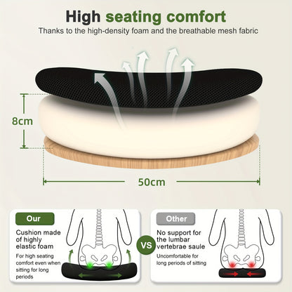 Bureaustoel – Ergonomische Stoel – Office Chair – Gamingstoel – Draaistoel – Verstelbare Hoofdsteun & Lendensteun – Mesh Design & 150 kg Draagkracht