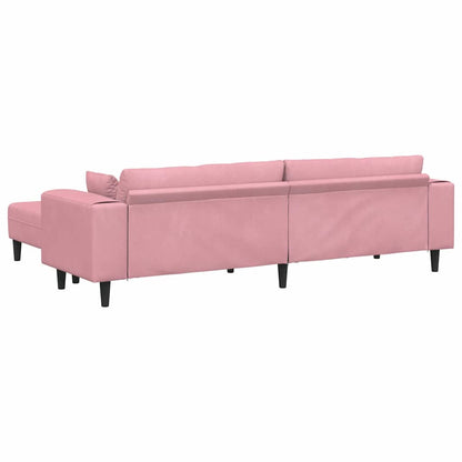 Velvet Bank – Sofa – Zitbank – Loungebank – Slaapbank – Crèmekleurig Fluweel – Stevig Houten Frame – Comfortabele Foamvulling