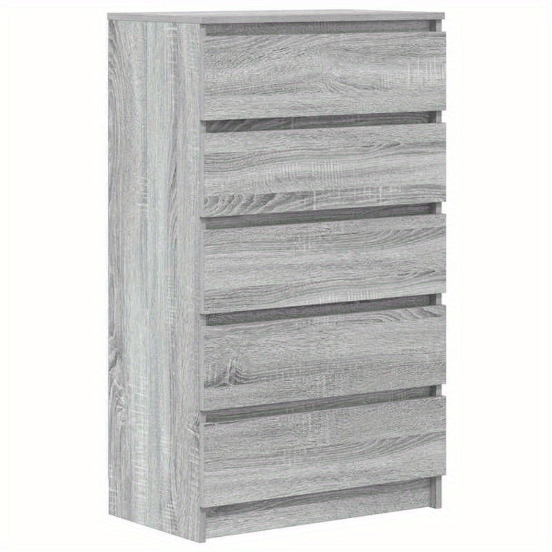 Ladekast – Kast – Opbergkast – Ladeblok – Ladekast Sonoma Grijs – Geperst Hout – 60x36x103 cm