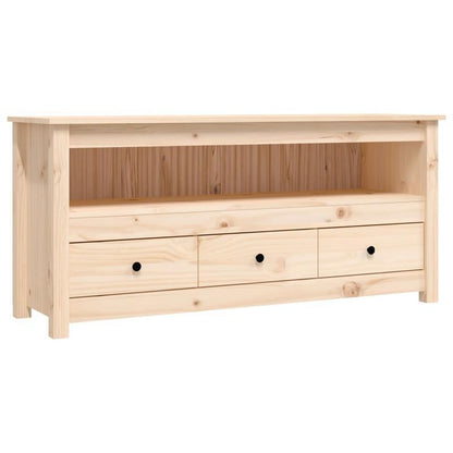 TV-meubel – Tv-kast – Entertainmentmeubel – Mediameubel – Dressoir – Massief Hout – Geschikt voor 75 Inch TV – Ruime Opbergruimte – Eenvoudige Montage – Compact Ontwerp – Modern Design