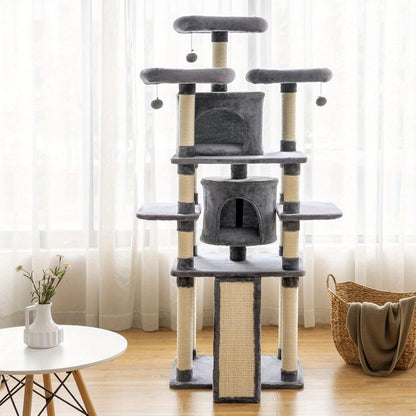 Krabpaal Kat – Krabmeubel – Klimpaal – Kattenboom – Speelpaal – 170 cm Hoog – Stevige Basis Met Sisal