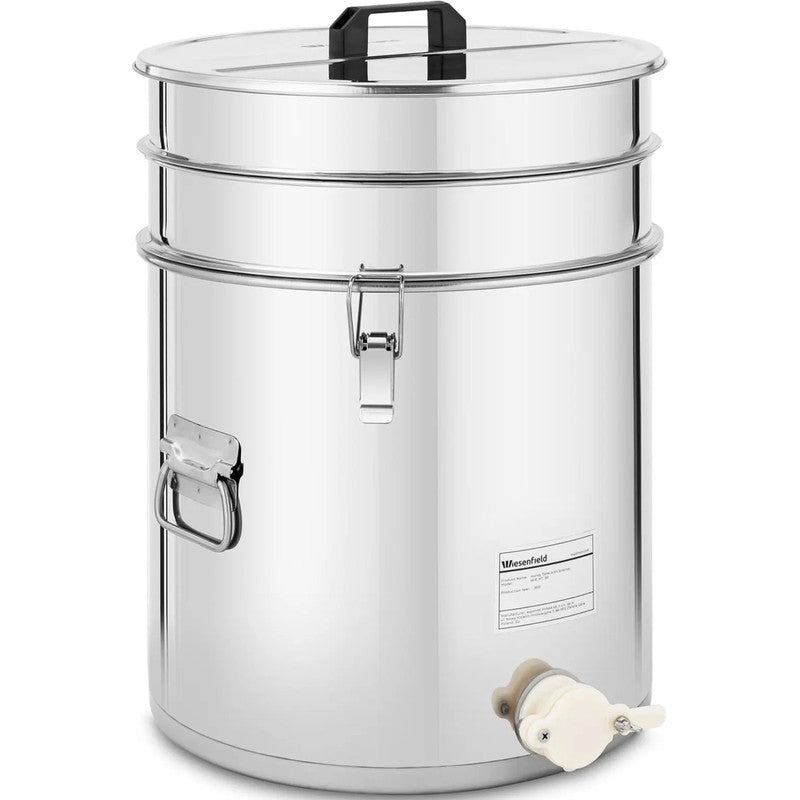 Honey Extractor with a Sieve Lid And STAL 30 L Valve