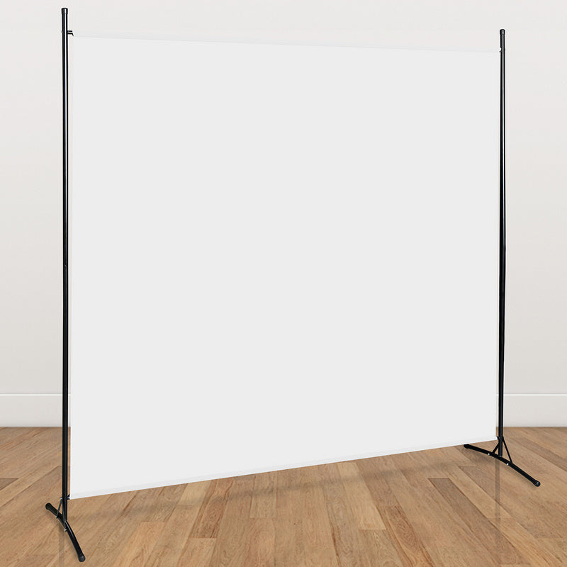 Kamerscherm – Scheidingswand – Roomdivider – Paravent – Privacy Scherm – Opvouwbaar – Lichtgewicht – 180x180 cm – Metaal & Polyester – Beige