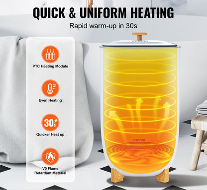 Handdoekdroger – Handdoekradiator – Badkamerradiator – Handdoekhouder – Handdoekverwarmer – 35 Liter Inhoud – LED Display & Droogfunctie