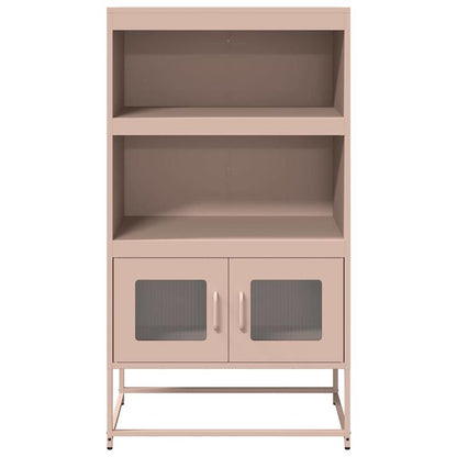 Hoge Kast 68x39x123cm Staal Roze