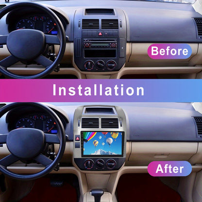 9” Android Autoradio – Multimedia Speler – Car Stereo – Touchscreen Radio – Double Din Unit – Met Draadloze CarPlay & Android Auto – AHD Achteruitrijcamera & GPS Navigatie