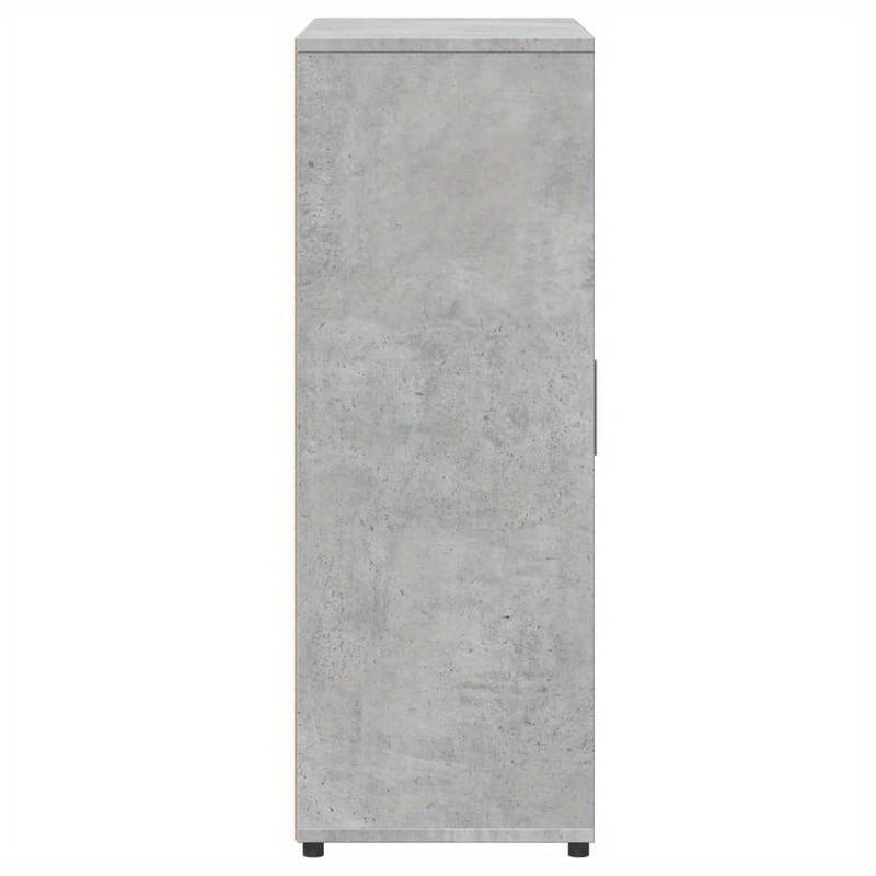Modern Industrieel Dressoir – Opbergkast – Buffetkast – Sideboard – Kast – Grijs Beton – 60x31x84 cm – Massief Hout – Minimalistisch Design