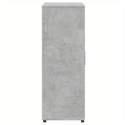 Modern Industrieel Dressoir – Opbergkast – Buffetkast – Sideboard – Kast – Grijs Beton – 60x31x84 cm – Massief Hout – Minimalistisch Design