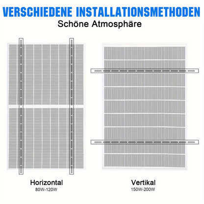 Verstelbare Montagerails Zonnepanelen – Montageset, Montagesysteem, Montagebeugels, Solar Bevestiging – Set Van 4 – 118 cm Aluminium Rails – Kantelbaar 0-90 Graden Zonder Gereedschap