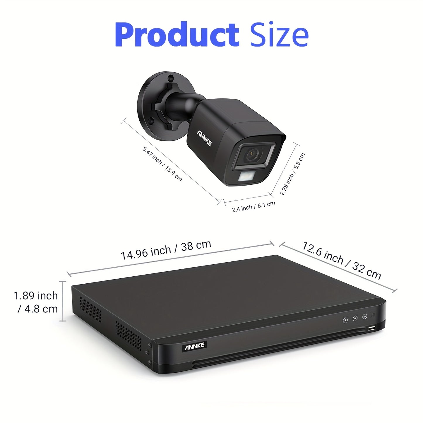 Beveiligingscamera – Camerabewaking – Bewakingscamera – Buitencamera – CCTV Systeem – 3K Resolutie – AI Mens- & Voertuigdetectie