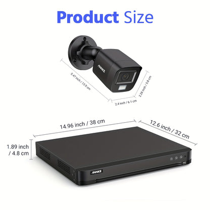 Beveiligingscamera – Camerabewaking – Bewakingscamera – Buitencamera – CCTV Systeem – 3K Resolutie – AI Mens- & Voertuigdetectie