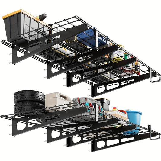 Garagerek – Opbergrek – Wandplank – Stellingkast – Opbergkast – Metaal – 60,96x182,88 cm – 362 kg Draagkracht