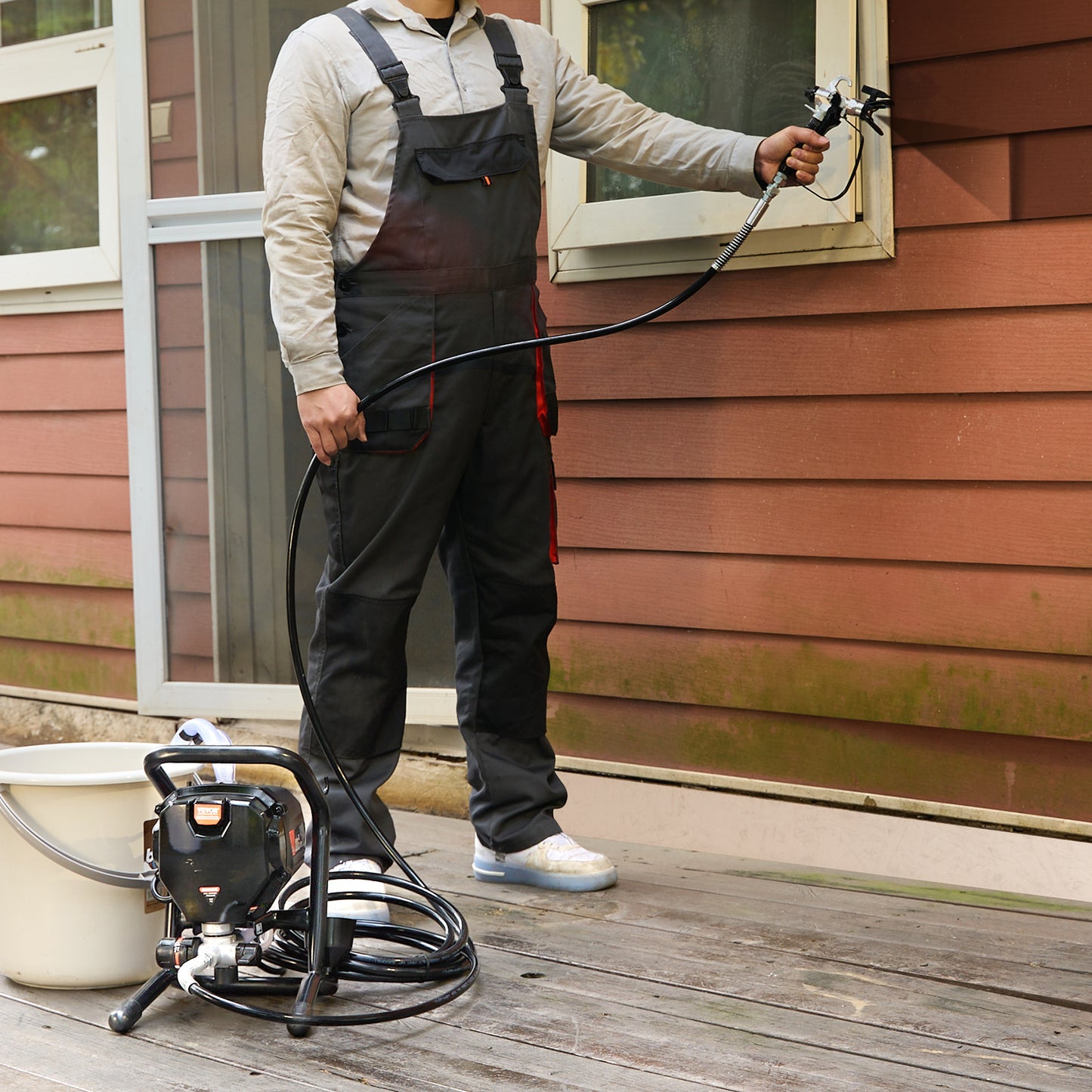 Airless Verfspuit – Verfspuit – Spuitpistool – Verfsysteem – Verfspuitmachine – 750W Vermogen – 3000 PSI Druk