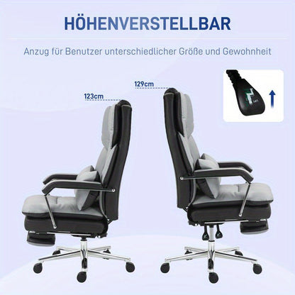 Ergonomische Bureaustoel – Verstelbare Bureaustoel – Gamerstoel – Computestoel – Draaistoel – 360° Draaibaar – Comfortabele Lendensteun
