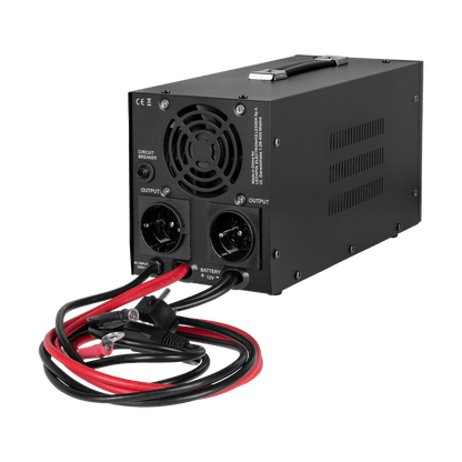 Noodstroomunit – UPS – No-break – Back-up Stroomvoorziening – Noodvoeding – 1000VA / 700W Vermogen – Zuivere Sinusgolf Uitgang